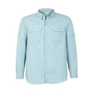 T-World - Camisa Ripstop Jubae M/L Hombre Celeste