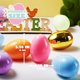thumbnail image 5 of Huevos de Pascua JOYIN, 100 unidades, 8 cm, pastel y 2 huevos dorados, rellenables, 5 of 6