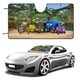 thumbnail image 1 of Junction Jungle Parasol para Parabrisas Delantero Protector Plegable, Visera Solar para Auto Bloquea Rayos UV Mantiene tu Vehículo Fresco140cm*76cm, 1 of 6