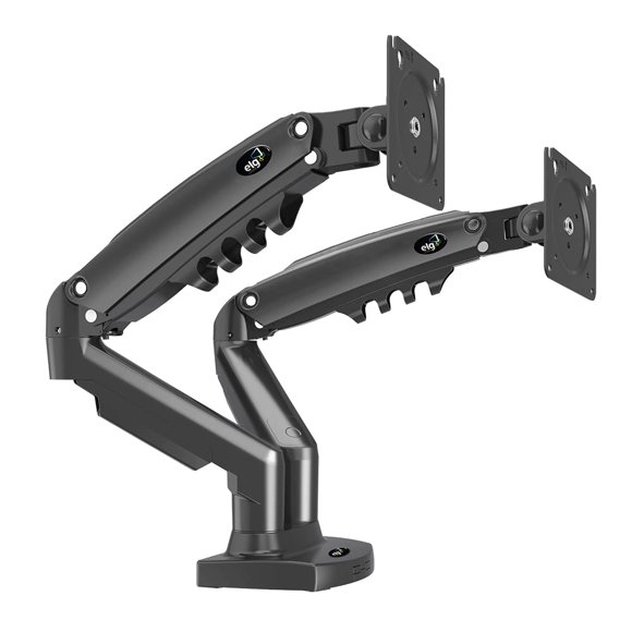 Soporte de escritorio para dos monitores ELG F160N para pantallas de 17 a 35 pulgadas