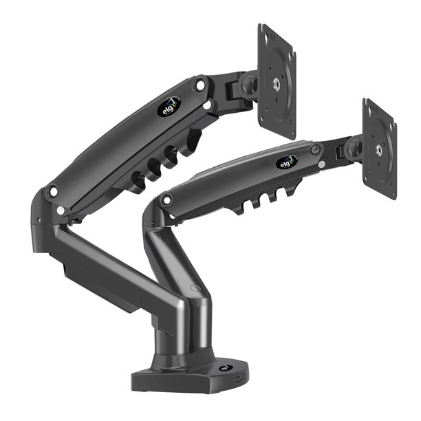 Soporte de escritorio para dos monitores ELG F160N para pantallas de 17 a 35 pulgadas
