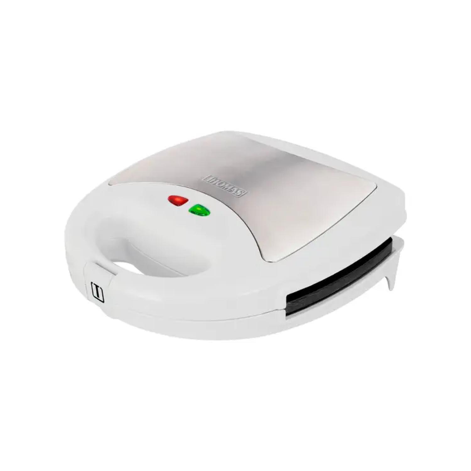 Sandwichera Wafflera Panini 750W Blanca Th-965 Thomas