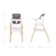thumbnail image 4 of Silla de comer Evolutiva Nova Blanca y Roble, 4 of 7