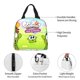 thumbnail image 5 of Om Nom Bolsa Térmica Portátil con Forro de Aluminio Grueso, Bolsa Térmica Impermeable y Hermética para Trabajo, Escuela y Picnic, Nevera Portátil para Entrega de Comida para Adultos y Niños 22*20*13cm, 5 of 6