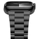 thumbnail image 1 of Correa de reloj iiteeology, ligera, de acero inoxidable, 46 mm, negra, 1 of 8