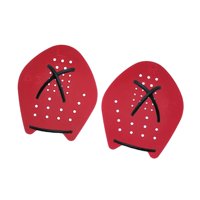 Magideal - Paletas De Natación De Mano Paletas De Natación De Mano, Aletas De Mano Ligeras Deportes Acuáticos, Entrenamiento De Fuerza Paletas De Natación De Man Rojo S