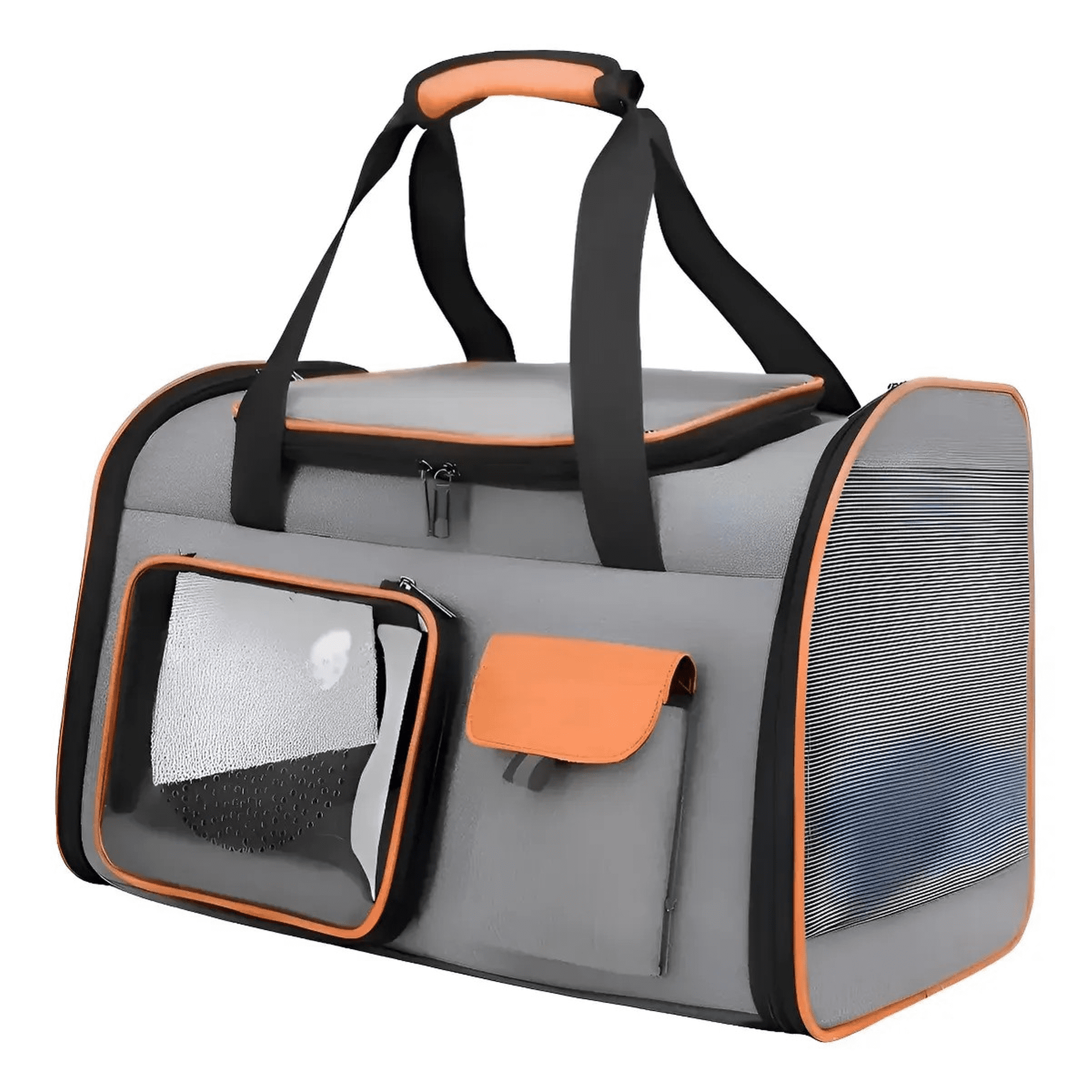 Bolso Transportador Mascotas Color Naranja