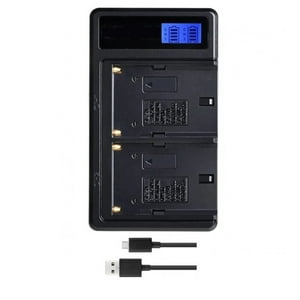 Genérico - Cargador Doble Bc-Vm10 Alternativo Sony