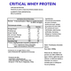 thumbnail image 2 of Proteina Critical Whey 2kg 67 Servicios White Chocolate Raspberry, 2 of 2