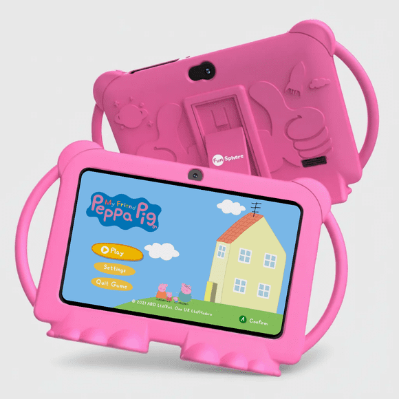 Tablet Niños 7" 2G-32G Control Parental Wifi Playstore Rosa