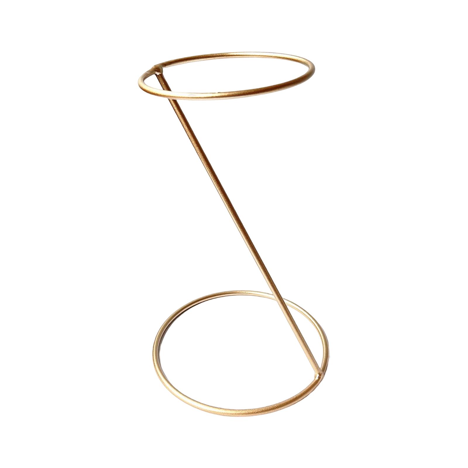 Magideal - Herramienta De Exhibición De Soporte De Sombrero De Hierro Para Tienda Almacenamiento En El Hogar Organizador De Exhibición Al Por Menor Tapas De Mesa Dorado