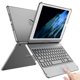 thumbnail image 1 of Funda para iPad de novena generación con teclado TQQ Touch gris, 1 of 7