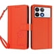thumbnail image 3 of Funda Cartera Trébol para Xiaomi Poco F6 Pro con Ranuras Tarjetas y Carga Inalámbrica Naranja, 3 of 6