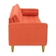 thumbnail image 5 of Sofa Retro 3cg Felpa 01 Naranja, 5 of 6