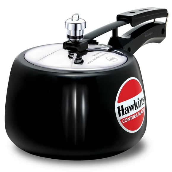 Olla a presión Hawkins Contura negra 3L anodizada dura