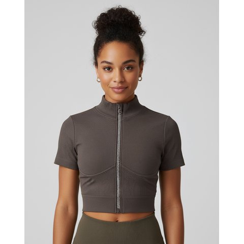 Flix Spa - Peto Deportivo Premium Mujer Ajustado Con Cierre