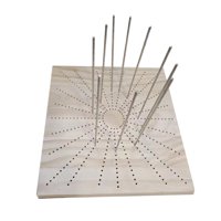 Magideal - Wandteppich De Bloqueo Durable Usos Ilimitados 30X30Cm De Bloqueo De Ganchillo De Bloqueo De Ganchillo Con 10 Pines Para Tejer Y