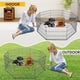 thumbnail image 5 of Valla portátil de metal Dog Playpen FDW, 60 cm, 8 paneles, negra, 5 of 7