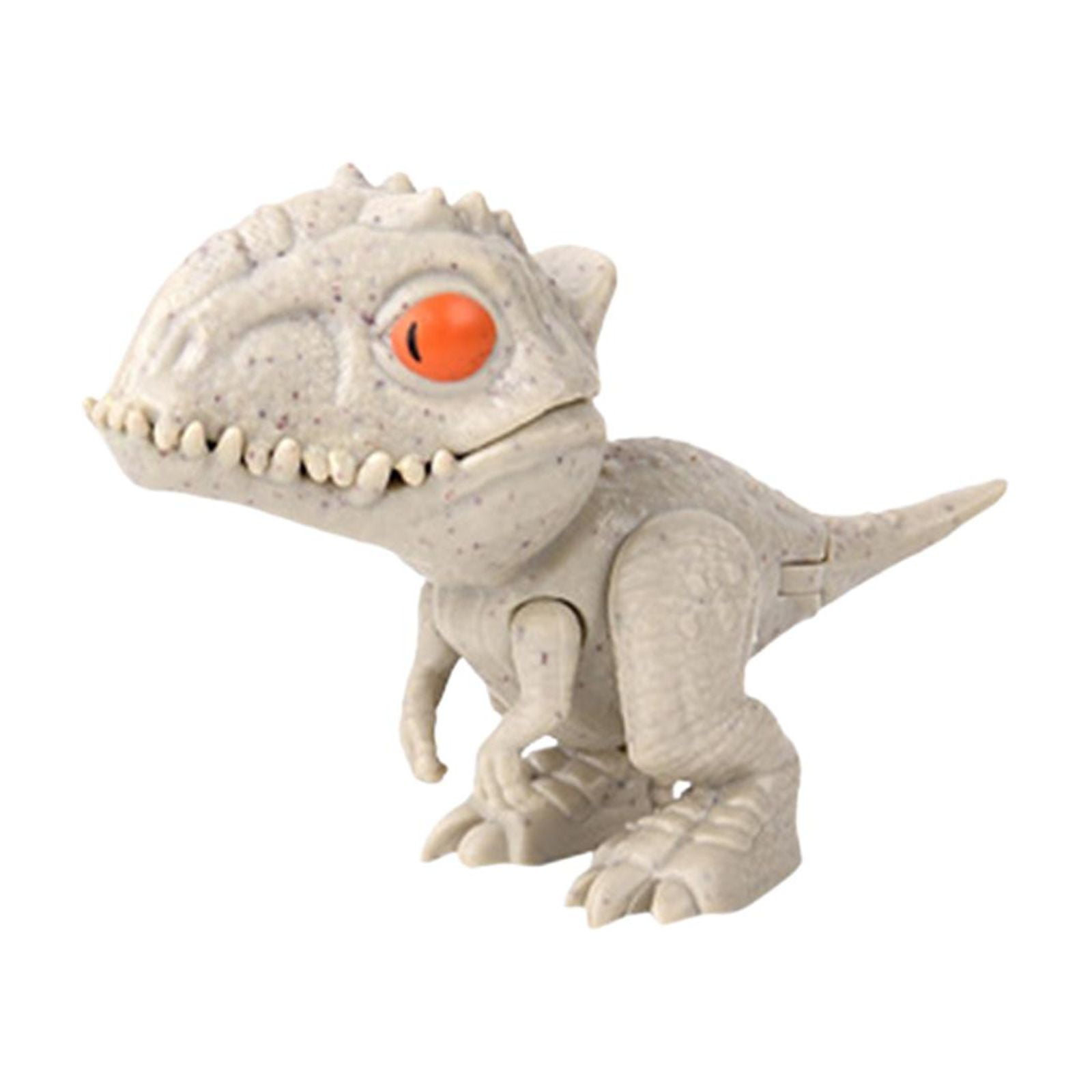 Bothyi - Juguete De Dinosaurio Con Dedos Mordedores Con Articulaciones Flexibles Figura De Acción Para Accesorios Niños Indominus Gris