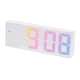 thumbnail image 5 of Reloj Despertador Digital Colorido Reloj LED Inteligente De Escritorio Con Temperatura Fecha Blanco StyleC, 5 of 5