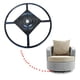 thumbnail image 5 of 24 Pulgadas Muebles Sofá Sofá Anillos Base Círculo 360 Giradiscos Rotación Libre, 5 of 6