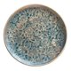thumbnail image 2 of Mesa Lateral Dorada Flores Mesa De Centro Decoración 40cm azul acero, 2 of 2