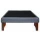 thumbnail image 1 of Base de Cama 1 Plaza largo 200 cm - con patas de madera 24 cm, 1 of 2