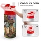 thumbnail image 4 of EncantoBotella de Agua con Tapa Pop Top de Un Toque, Acero Inoxidable, a Prueba de Fugas, para Deportes, Botella Infantil rosa 12 oz, 4 of 6