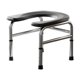 thumbnail image 1 of Asiento De Inodoro En Cuclillas Para Personas Mayores, Gran Capacidad De Carga, Fácil De Lavar, Taburete Inodoro Negro, 1 of 5