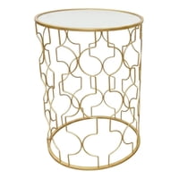 Genérico - Mesa Auxiliar Decorativa Diseño Calado Centro Adorno Jhn