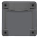 thumbnail image 3 of Báscula de baño digital Taylor Glass con pintura texturizada gris, 3 of 6
