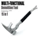thumbnail image 2 of Herramienta de demolición multifunción de 15 pulgadas, martillo, tirador de uñas, multiuso, construcción pesada, herramientas de mano de bricolaje -, 2 of 3