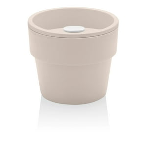 Ou - Macetero Auto Riego Beige 1,6 Litros