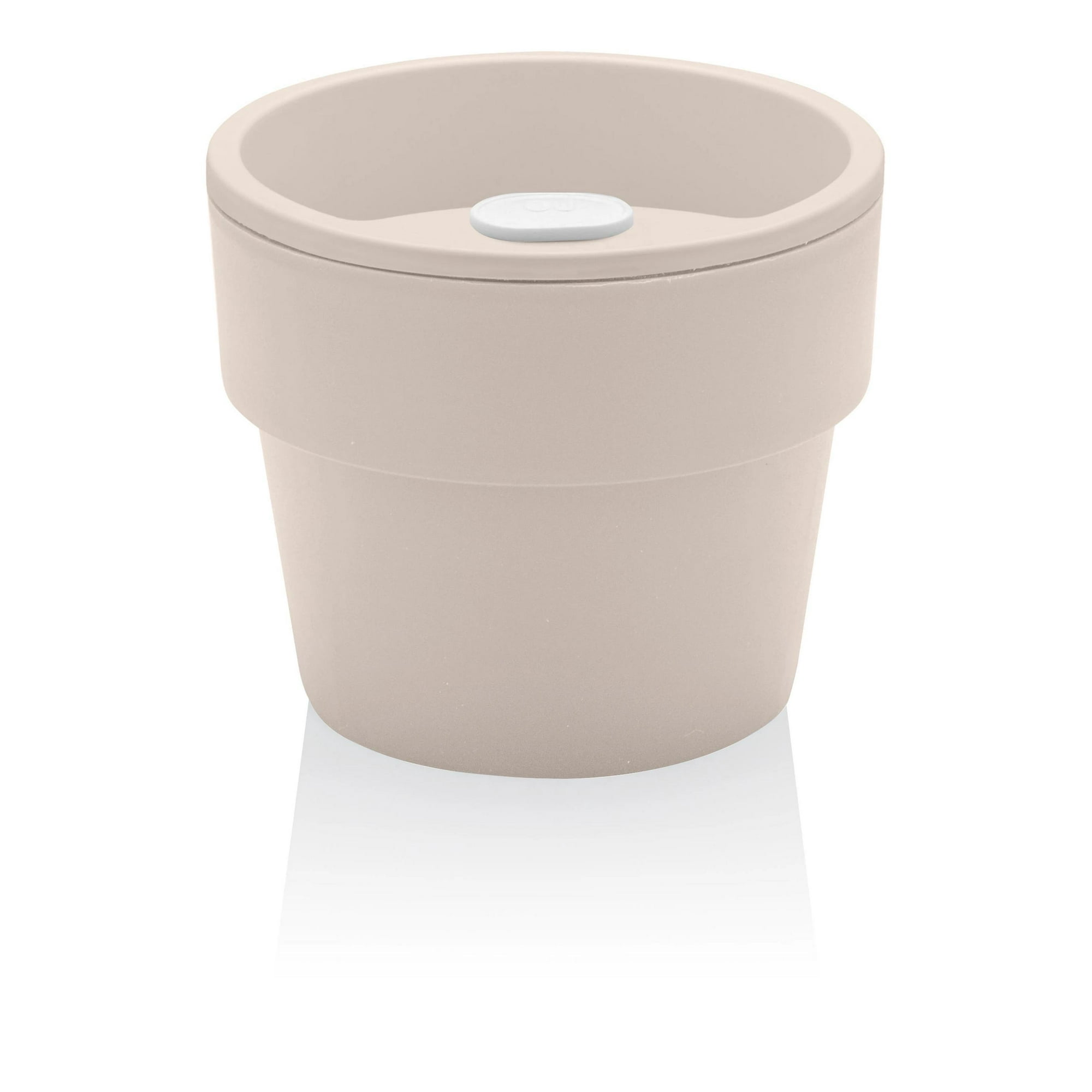 Ou - Macetero Auto Riego Beige 1,6 Litros