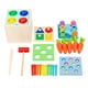 thumbnail image 1 of Cubo Actividades de Madera 5en1 Juguete Montessori Didáctico, 1 of 6