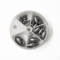 Genérico - Set De Plomos Para Pesca Con 5 Pesos Y Tamaños Distintos