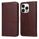 thumbnail image 1 of Funda Billetera para iPhone 15 Pro Max con Porta Tarjetas y Soporte Ajustable Marrón, 1 of 6