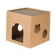 thumbnail image 3 of Caja Para Gatos Cama Para Gatos Caja De Cartón Corrugado Para Gatos Para Interiores Animales Pequeños Conejo Marrón L, 3 of 5