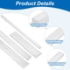 thumbnail image 4 of Barra plana cuadrada de aluminio 6063 de Uxcell, 1/2" de grosor, 3/4" de ancho, 12" de longitud, 4 of 7