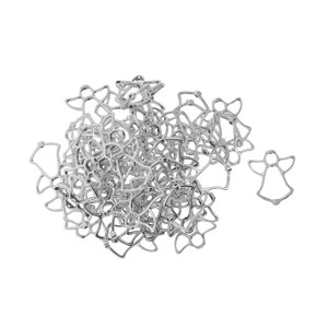 Bothyi - 50 Uds. Colgantes De Cuentas De Ángel Para Hacer Joyas, Regalos De Cumpleaños, Pendientes