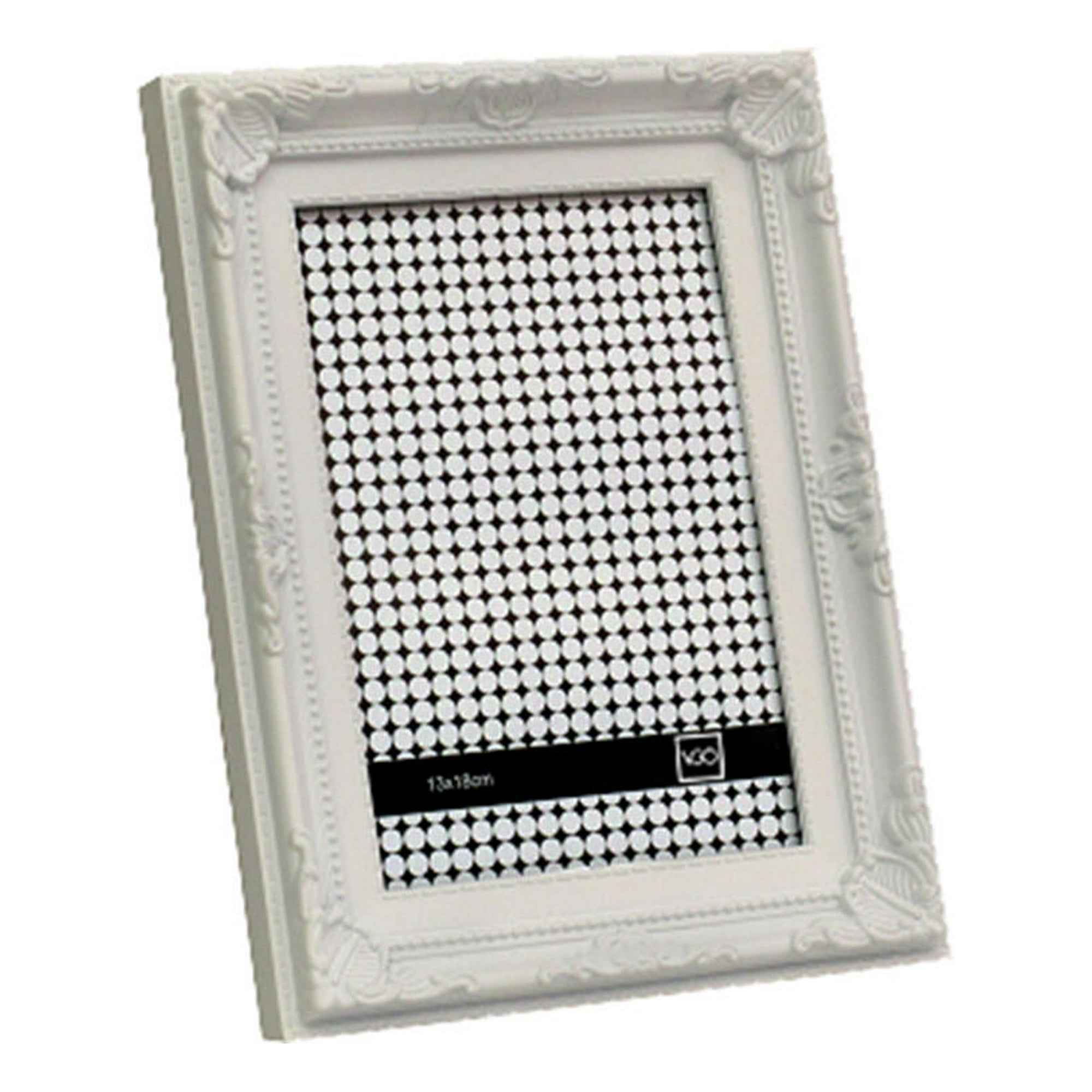 Vgo - Marco Plastico Antique Blanco 20x30 Cm