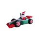 thumbnail image 1 of Papá Noel inflable LED transparente de A Holiday Company con coche de carreras de 1,2 m, 1 of 1