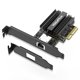 thumbnail image 1 of Tarjeta de red PCI-e GigaPlus 10Gbe AQC113 Controlador RJ45, 1 of 7