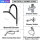 thumbnail image 1 of Hair Wash Head Massage Spa Therapy Bending Waterfall Shower for Shampoo Bowl Basin Hair Station Beauty Salon Supply, 1 of 3