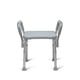 thumbnail image 1 of Silla de ducha Medline sin respaldo con brazos, 160-210 cm, gorra de 160 kg., 1 of 6