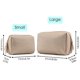 thumbnail image 3 of Neceser Narwey PU Leather Organizador 21x14x9,5cm Beige, 3 of 3