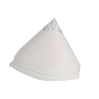 Magideal - Embudo De Malla Multiusos Para Purificación De Pintura, Cono De Reparación De Carrocerías De Automóviles, Filtro De Pintura, Malla Fina De Nailon. 100 Piezas