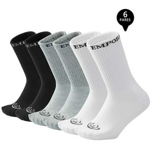 Giovacchino - Pack De 6 Calcetines Largos Deportivos Hombre