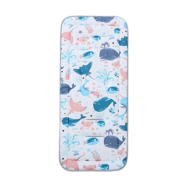 Cojín Para Cochecito De Niños, Cómodo Tapete Para Cochecito De Recién Nacidos, Para Bebés, Bebés, Vida Marina