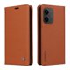 thumbnail image 1 of Funda Billetera de Cuero para Xiaomi Redmi 15C con Tarjetero y Soporte - Tapa Magnética Marrón, 1 of 5